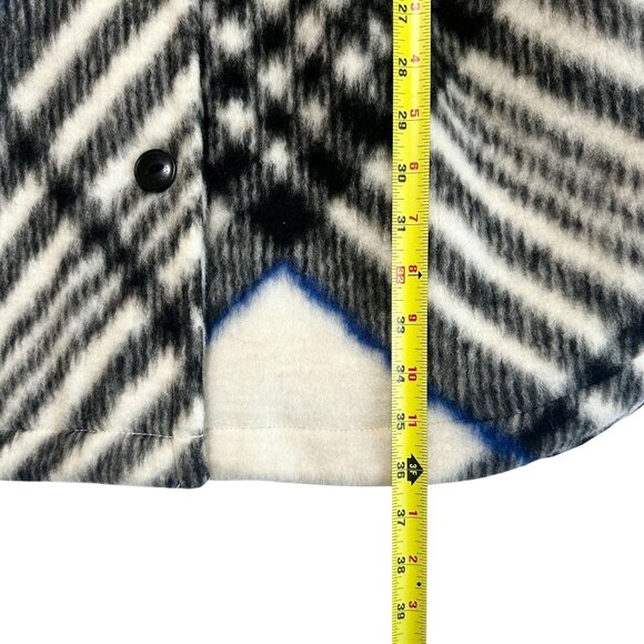 ANINE BING Oakley Cream Tartan Plaid Oversized Jacket / Coat Size L NWOT - Picture 15 of 15